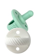 Itzy Ritzy Sweet Soother Pacifier Set in Mint/White Cables