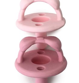 Itzy Ritzy Sweet Soother Pacifier Set in Pink Bows