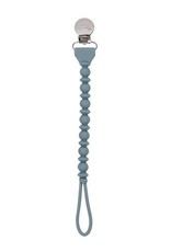 Itzy Ritzy Storm Gray Beaded Sweetie Strap