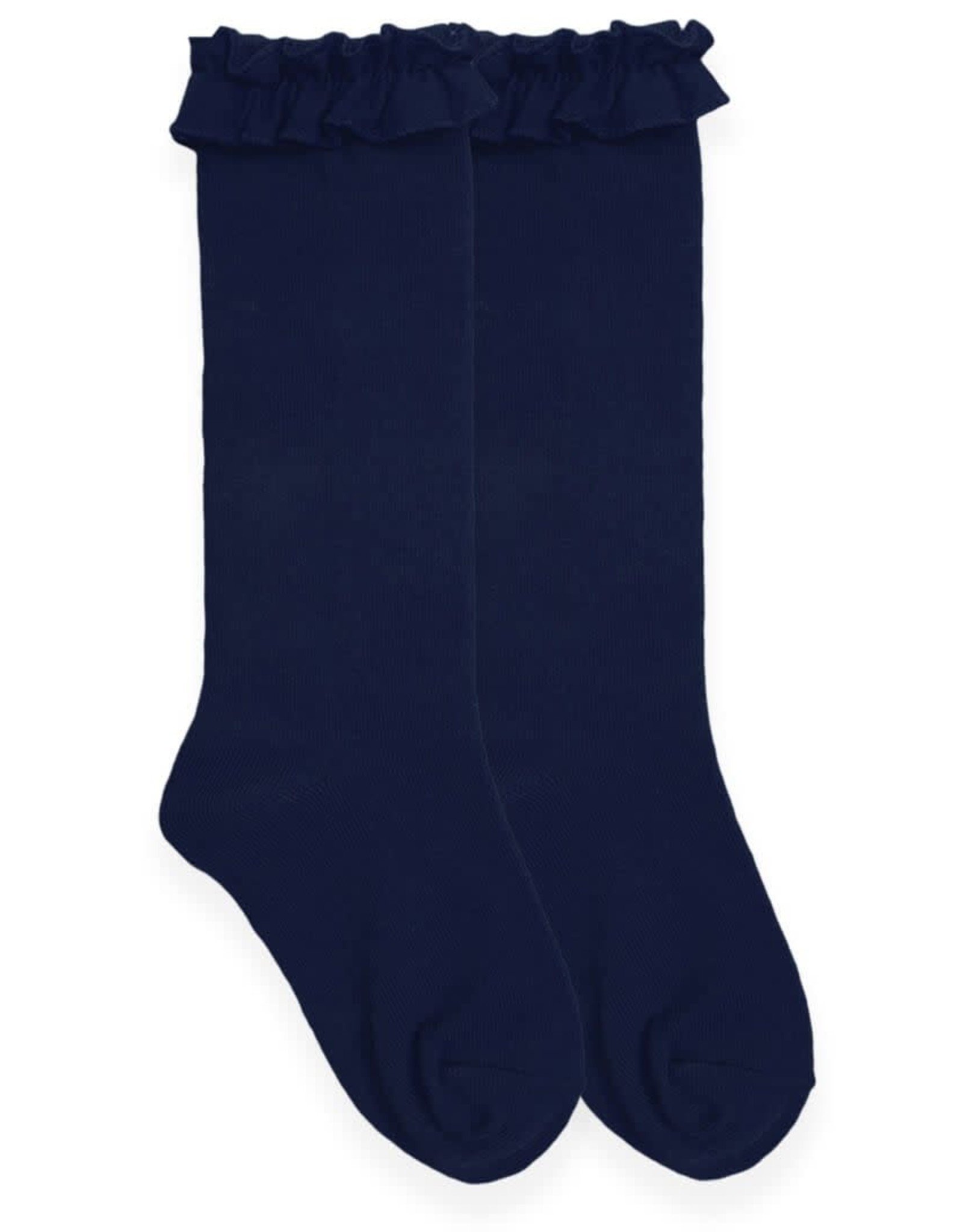 Jefferies Socks Ruffle Knee Socks