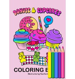 Kandi Designz Donuts and Cupcakes Mini Coloring Book