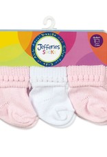Jefferies Socks Rock-A-Bye Turn Cuff Socks 6 Pair Pack Size NB