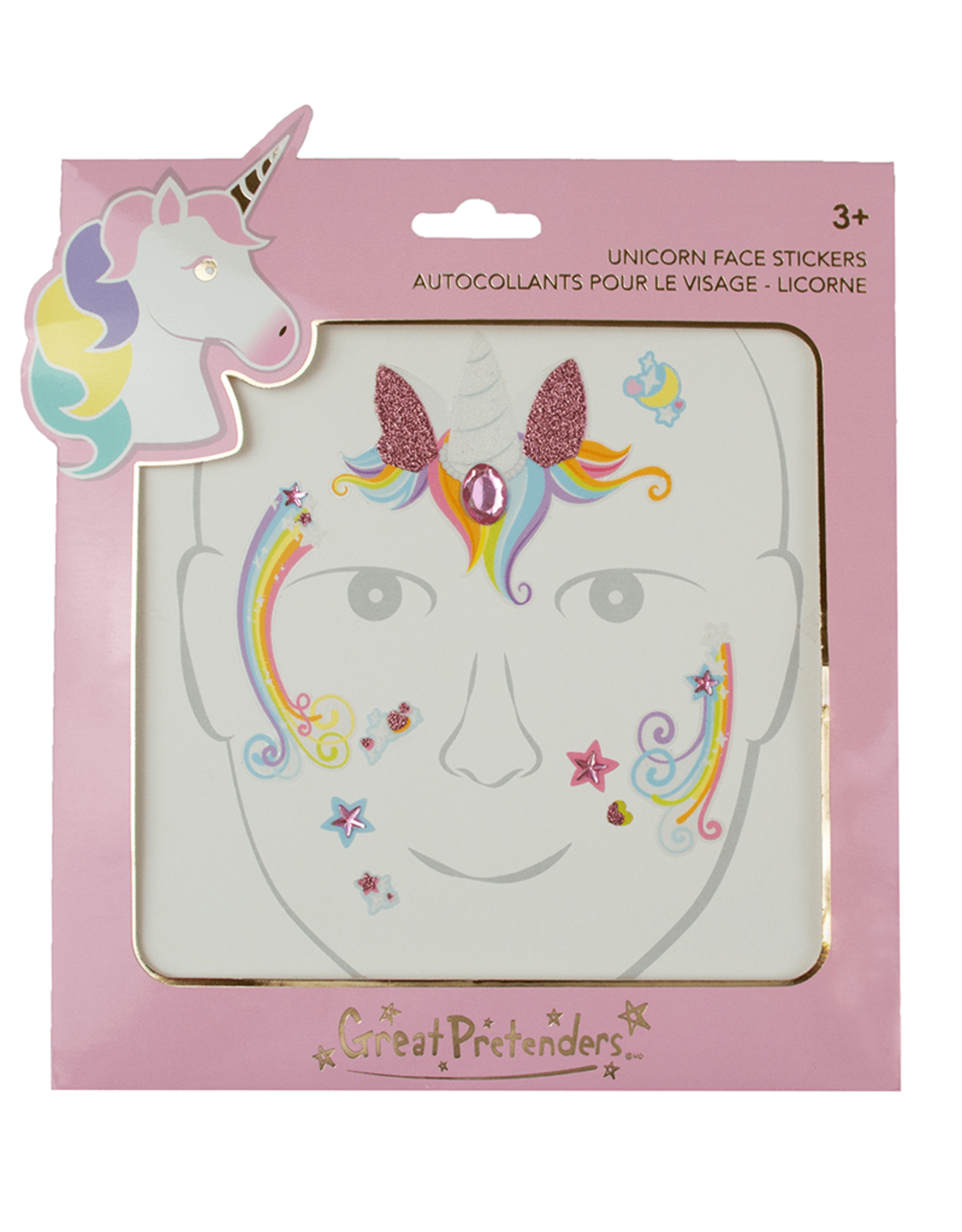 Creative Education Unicorn Fairy Face Stickers