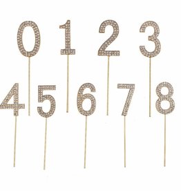 Creative Education Rhinestone Cake Topper Numbers