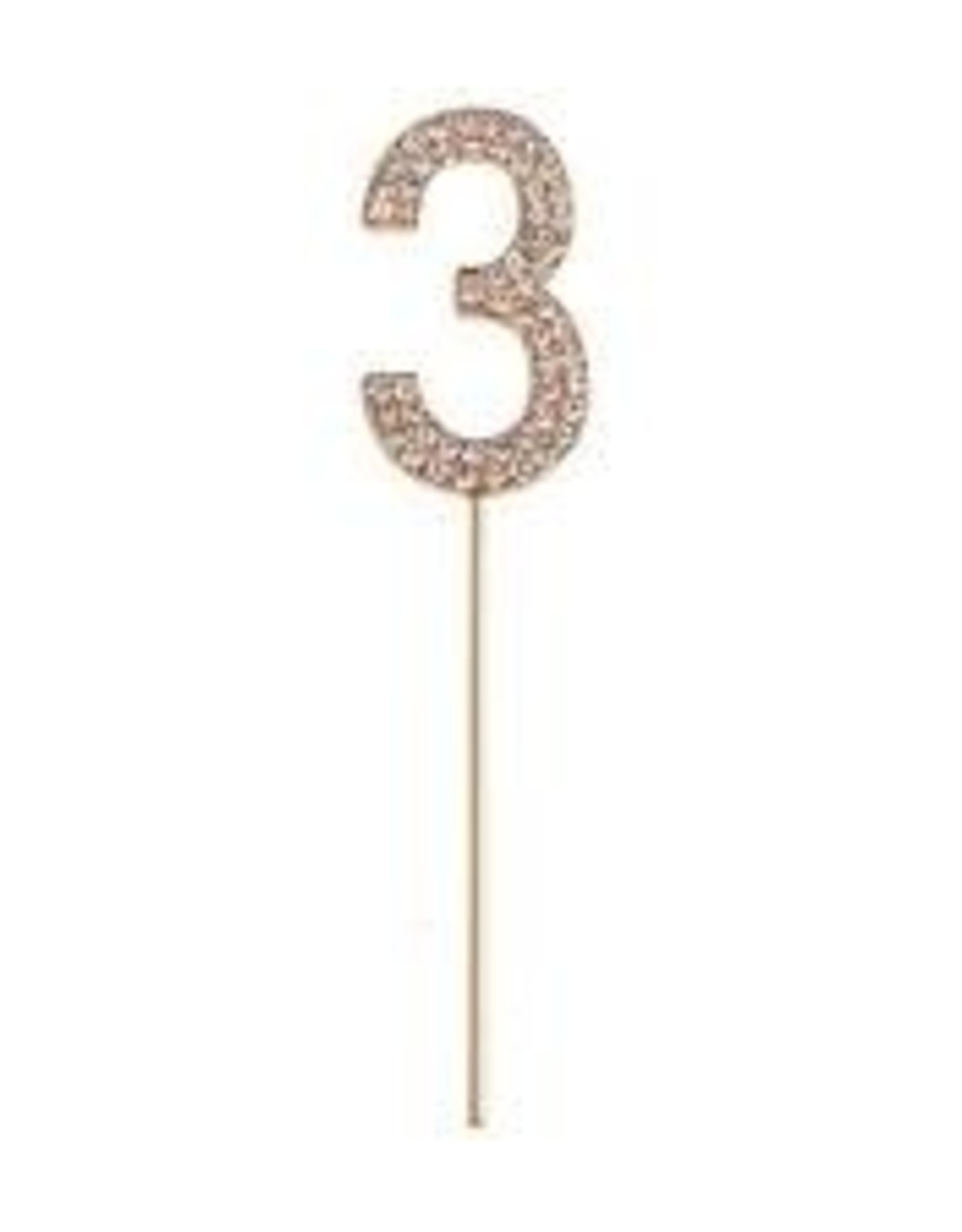 Creative Education Rhinestone Cake Topper Numbers