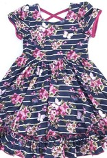Charlies Project Vintage Garden - Cross Back Twirl Dress