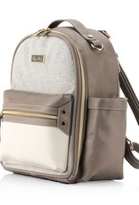 Itzy Ritzy Vanilla Latte Itzy Mini Diaper Bag Backpack
