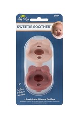 Itzy Ritzy Clay + Rosewood Sweetie Soother™ Pacifier Set