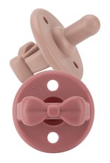 Itzy Ritzy Clay + Rosewood Sweetie Soother™ Pacifier Set