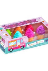 ooly Petite Sweets Ice Cream Shoppe Erasers - Set of 6