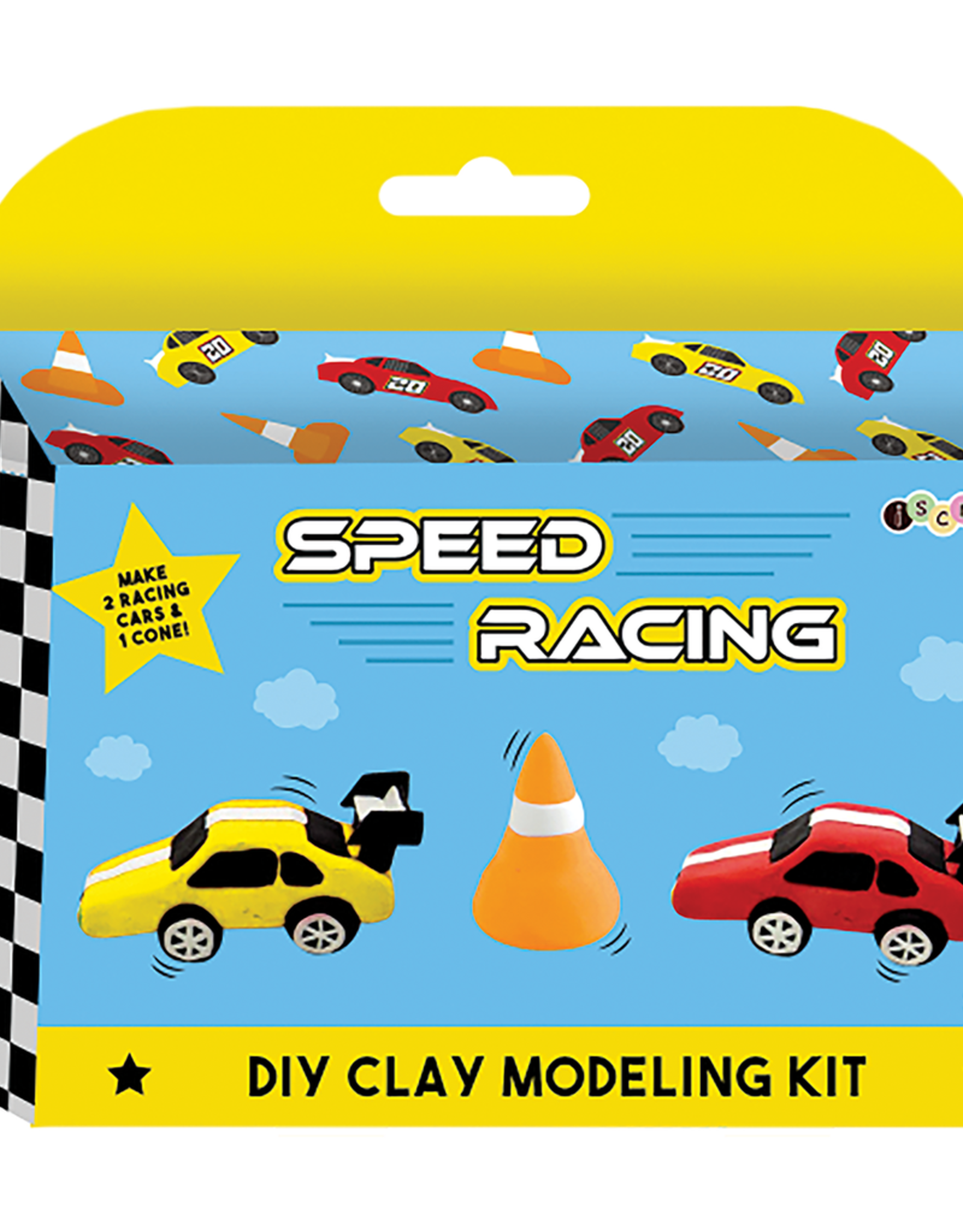 Iscream Speed Racing DIY Clay Modeling Kit