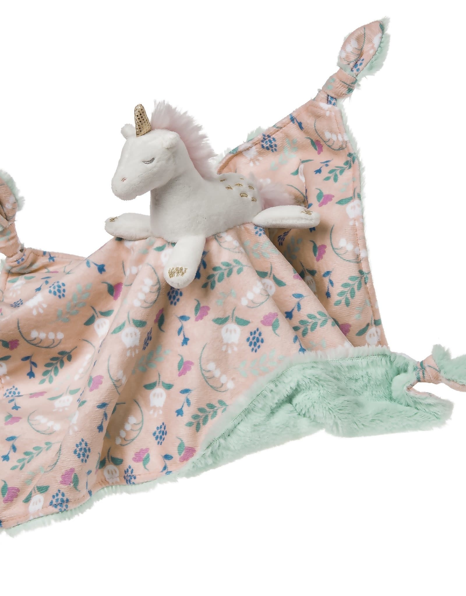Mary Meyer Twilight Baby Unicorn Character Blanket – 13×13″