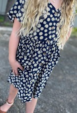 Hayden Daisy Dress in Navy