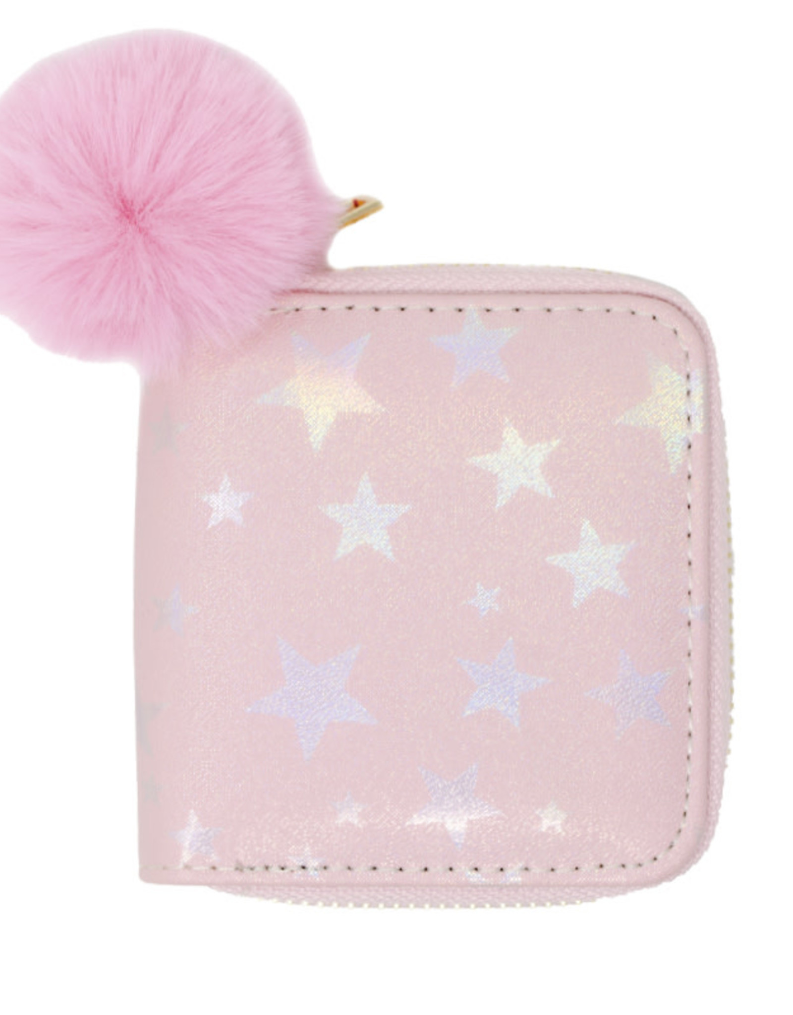 Zomi Gems Pink Shiny Star Wallet