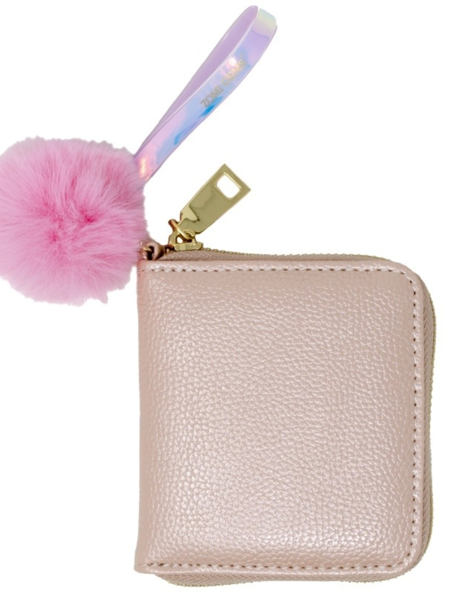Zomi Gems Leather Wallet in Salmon