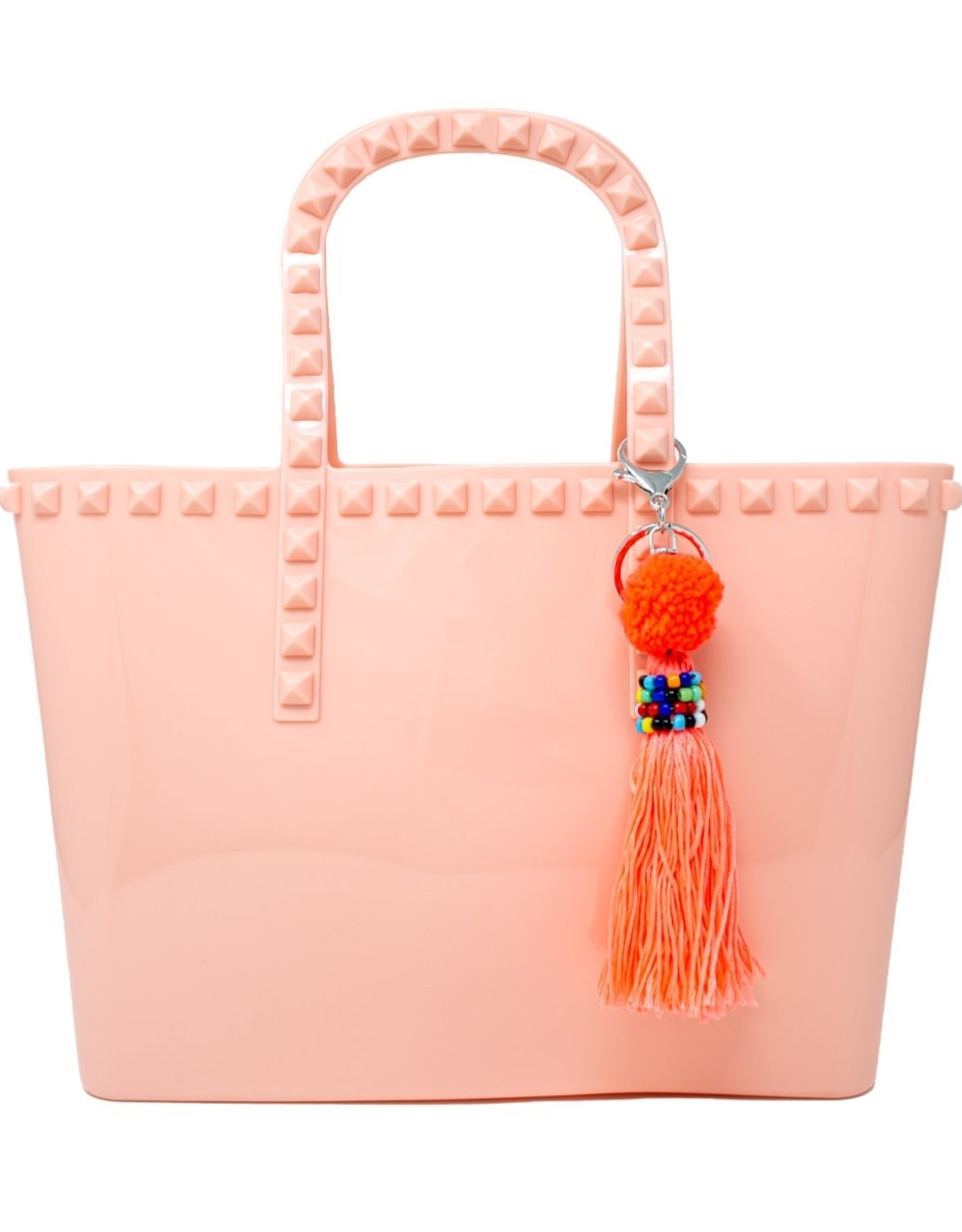 Zomi Gems Jumbo Jelly Tote Bag in Pink