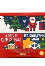 Christmas Board Books & Holiday Puzzle Set
