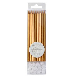 Creative Education Metallic Copper Candles, 5 in. (16 pcs)