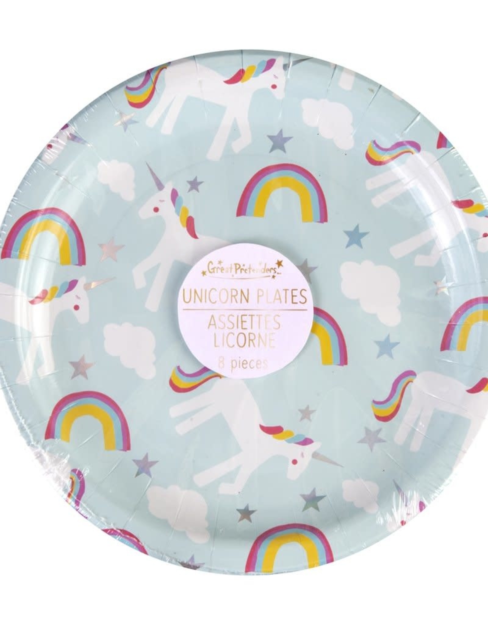 Creative Education Unicorn - Large Party Plates 9" (8 pcs)