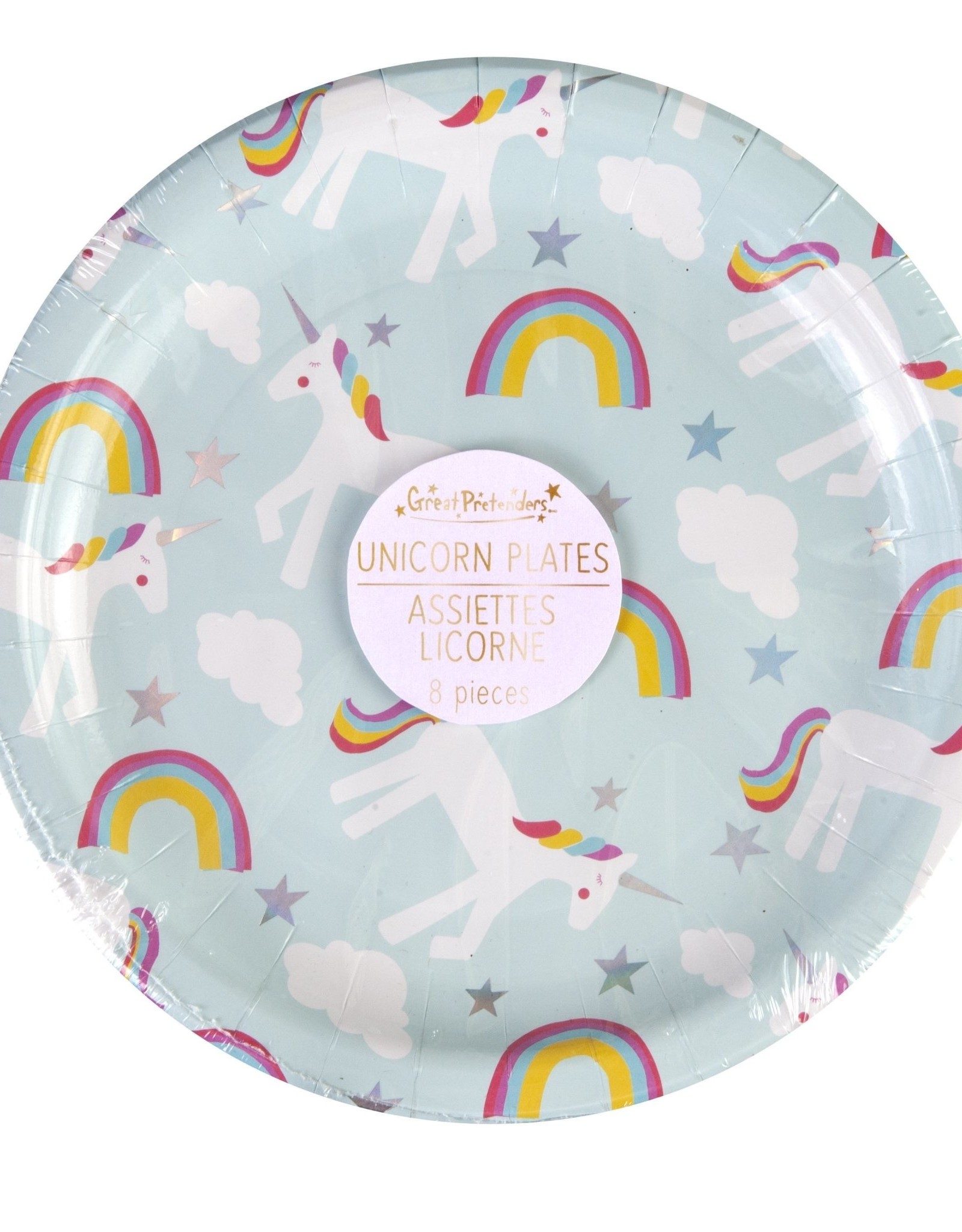 Creative Education Unicorn - Small Party Plates 7" (8 pcs)