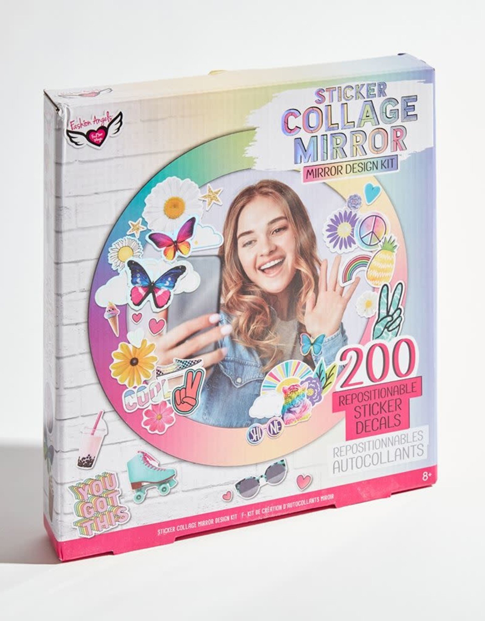 Fashion Angels sticker collage mirror design kit