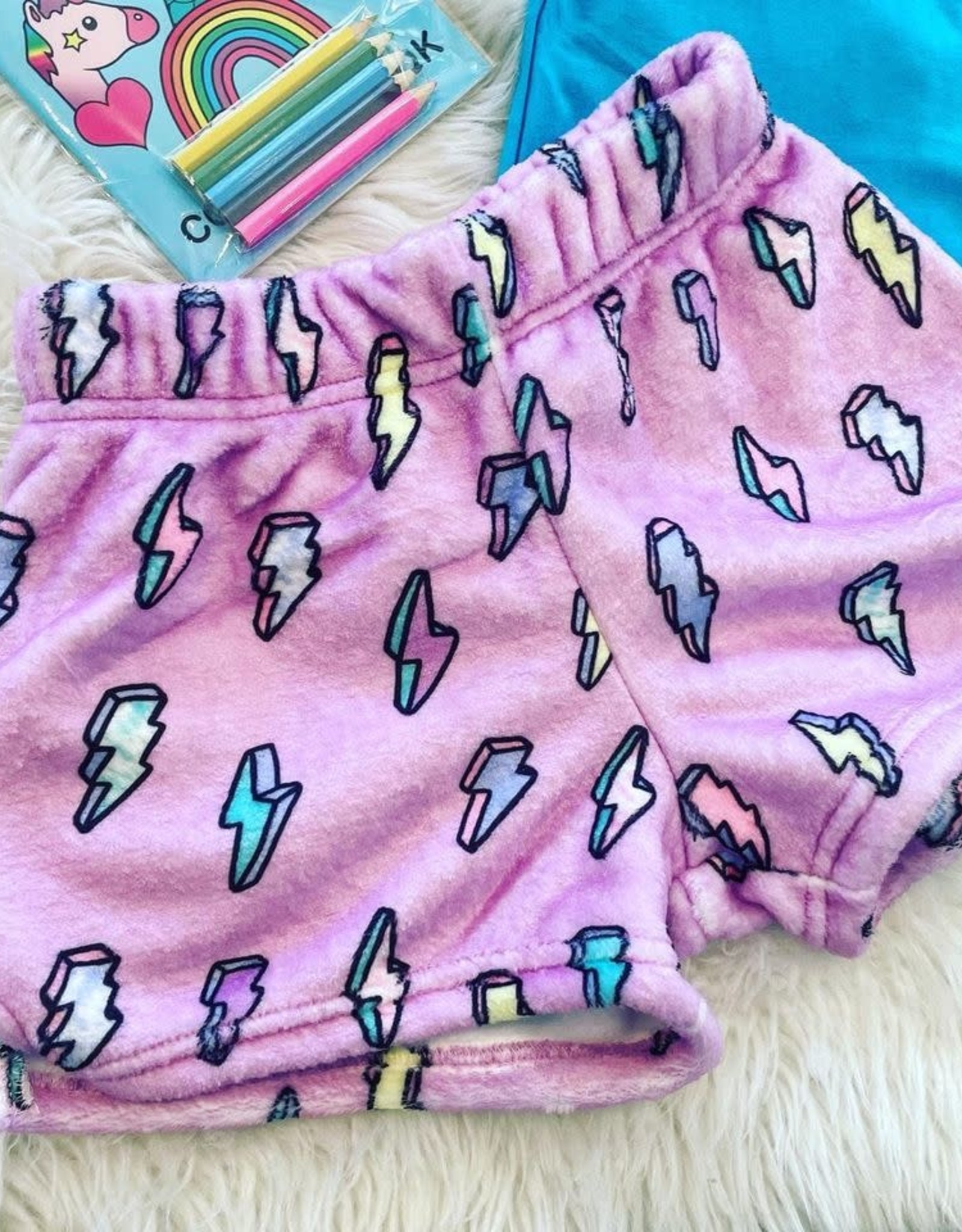 Iscream Lightning Plush Shorts