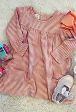 Honeydew Kara Stripe Dress in Coral