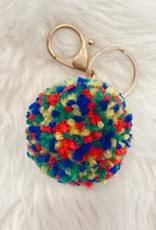 pompom keychain