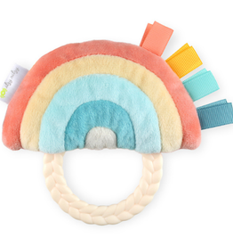 Itzy Ritzy Ritzy Rattle Pal™ Plush Rattle Pal with Teether - Rainbow