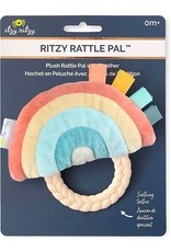 Itzy Ritzy Ritzy Rattle Pal™ Plush Rattle Pal with Teether - Rainbow