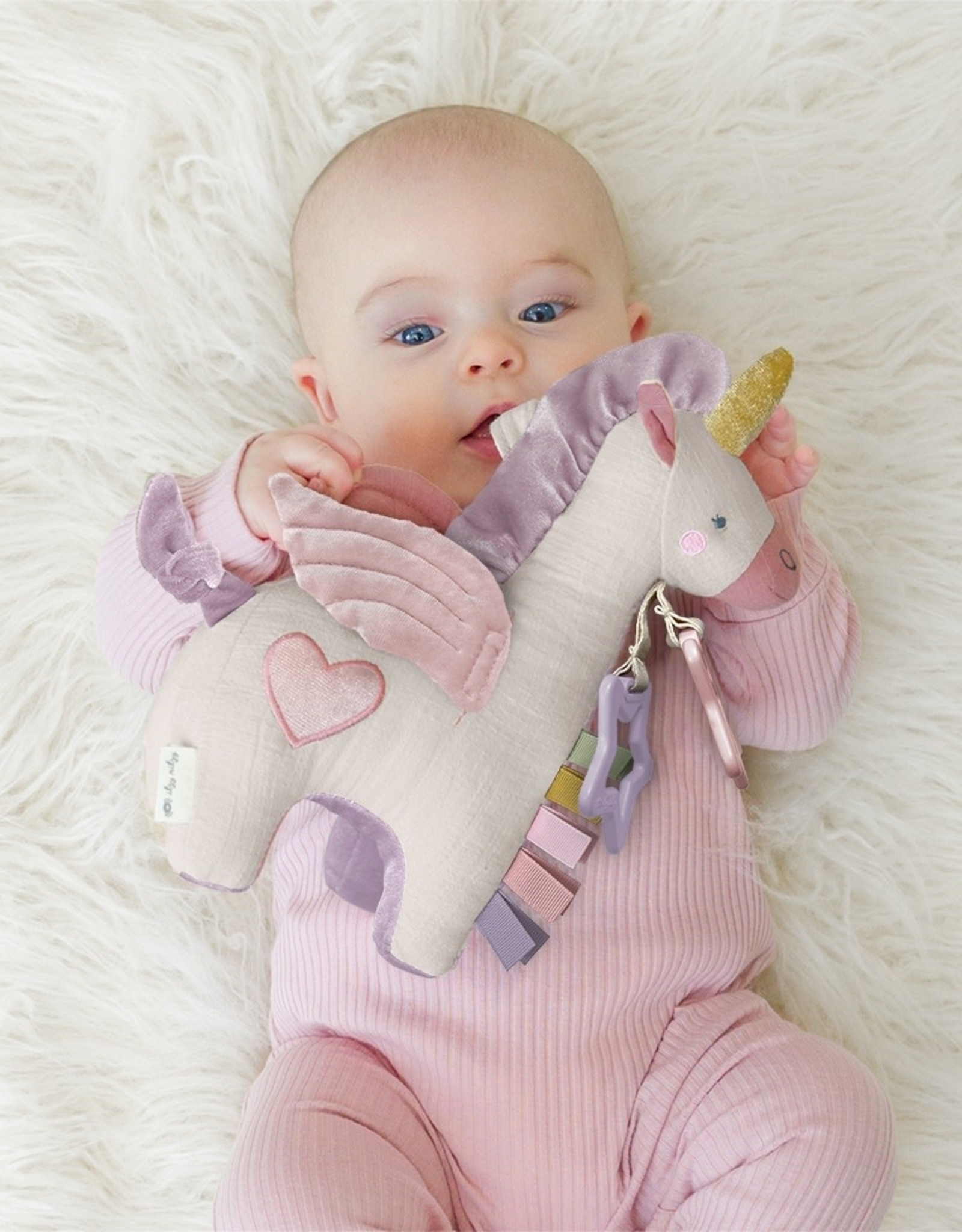 Itzy Ritzy Link & Love™ Pegasus Activity Plush with Teether Toy