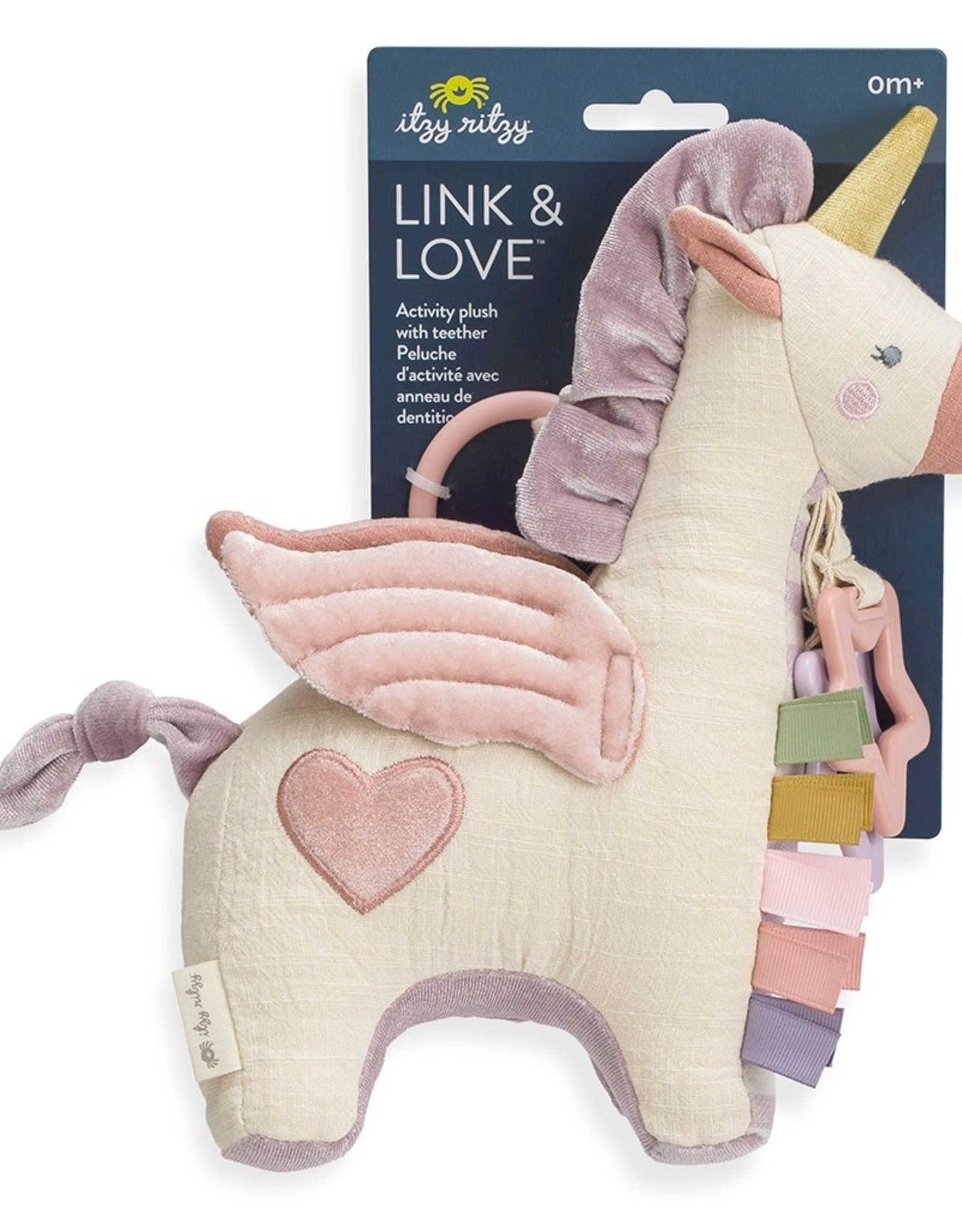 Itzy Ritzy Link & Love™ Pegasus Activity Plush with Teether Toy