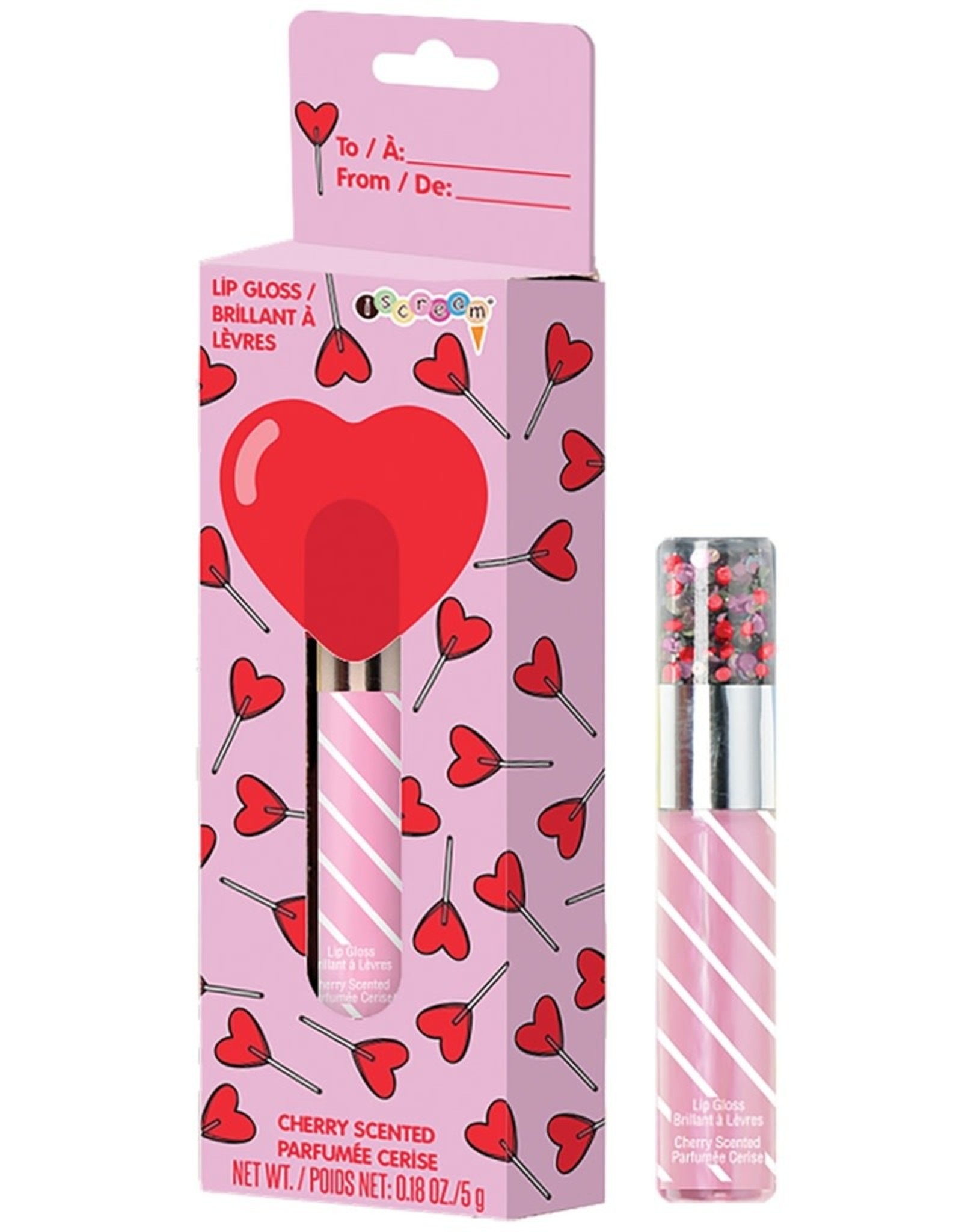 Iscream Heart Lollipop Lip Gloss