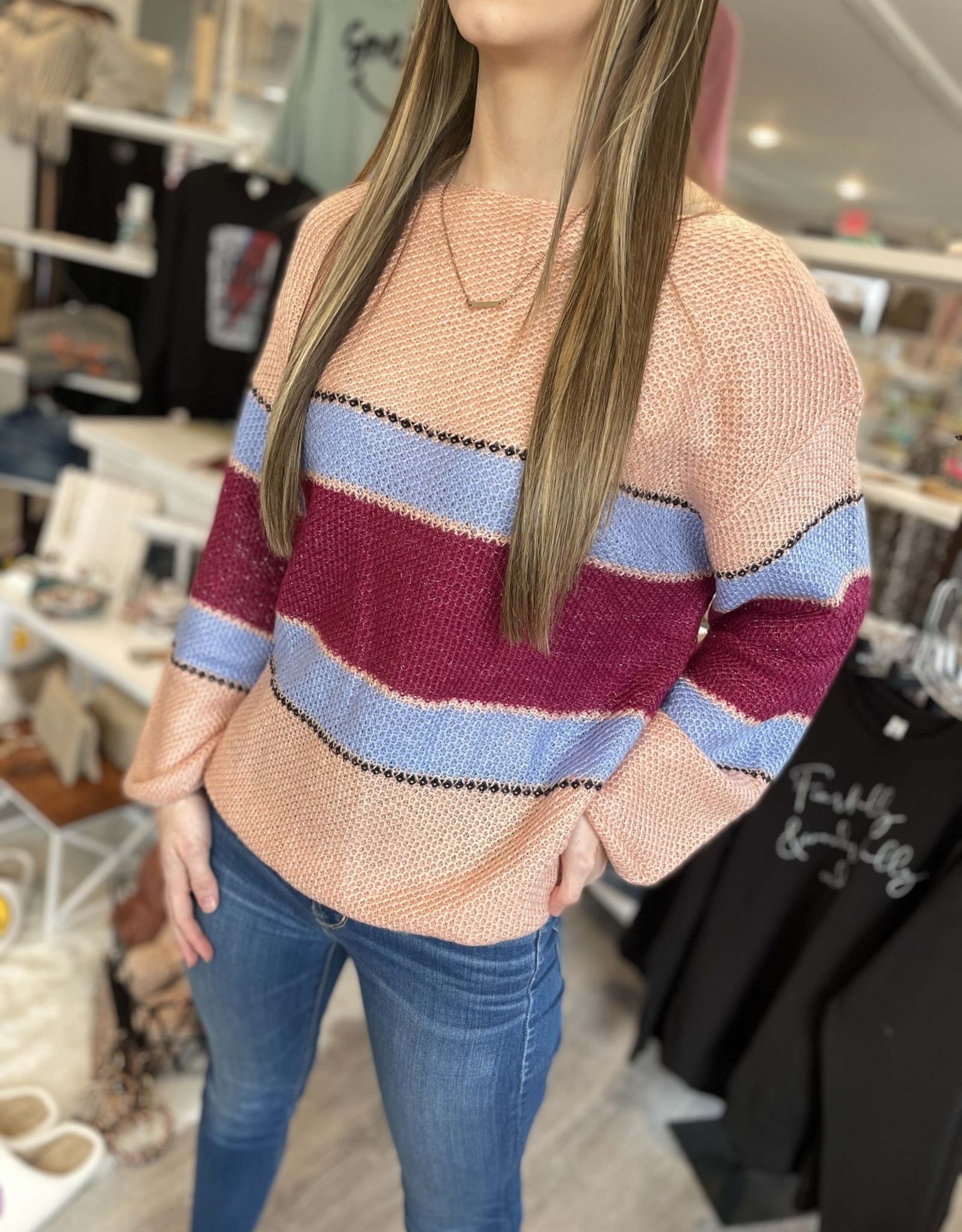 Vanessa Sweater in Peach