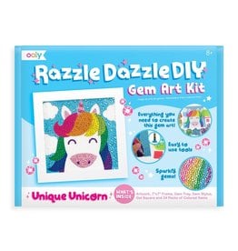 ooly Razzle Dazzle D.IY. Gem Art Kit: Unique Unicorns