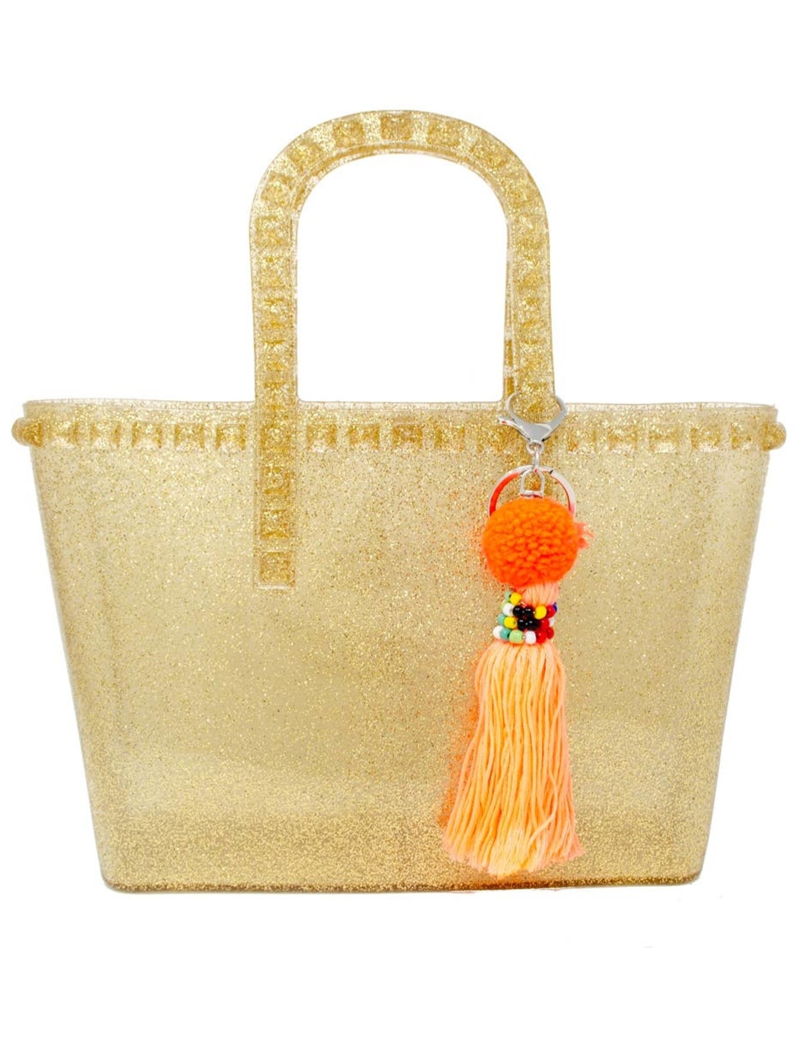 Zomi Gems Tiny Jelly Tote Bag - Gold