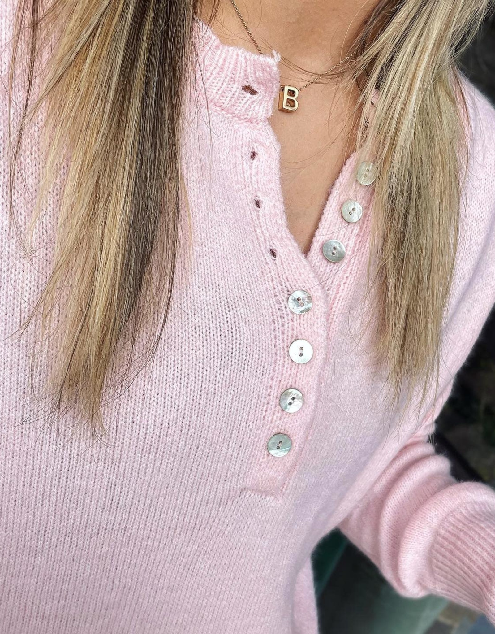 Jessica Sweater in Light Pink
