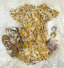 Hayden Leah Romper in Yellow