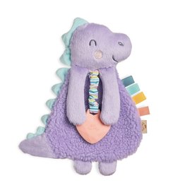 Itzy Ritzy NEW Itzy Lovey™ Purple Dino Plush with Silicone Teether Toy
