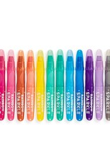 ooly Rainbow Sparkle Metallic Gel Crayons