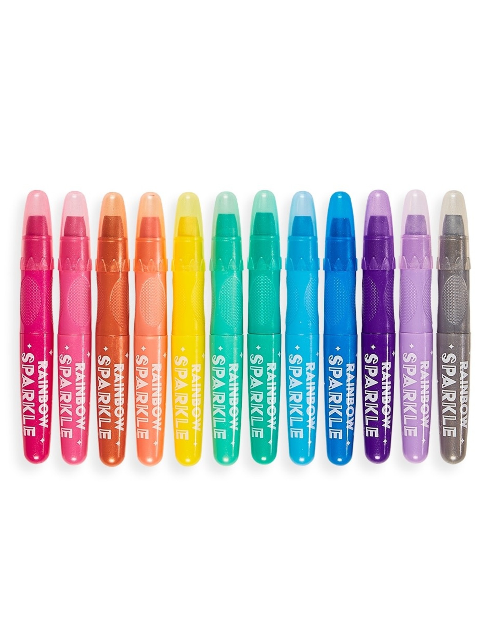 ooly Rainbow Sparkle Metallic Gel Crayons