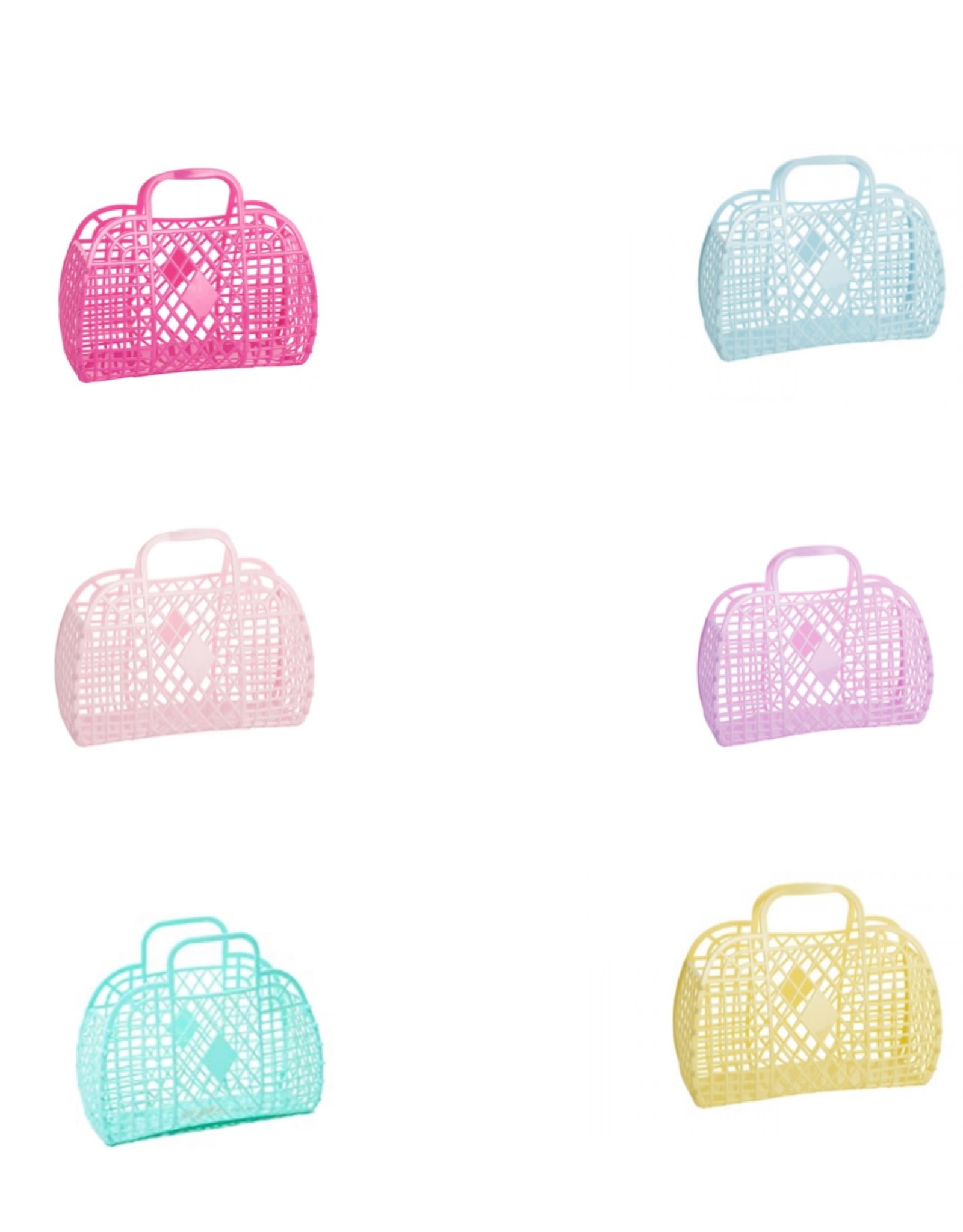 Large Retro Basket Jelly Bag