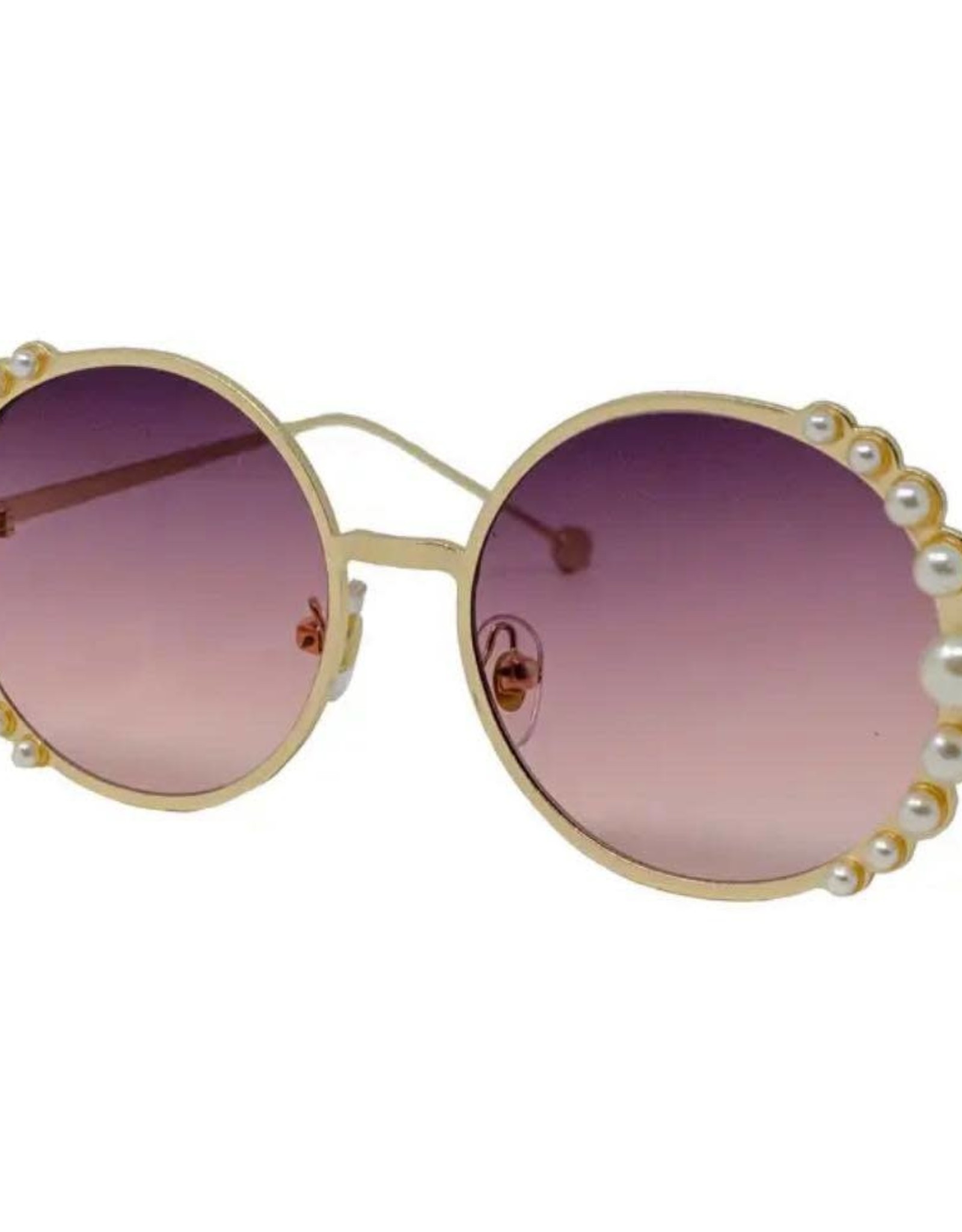 Zomi Gems Round with Pearls Sunglasses