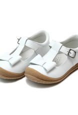 L'AMOUR Emma Autumn Bow T-Strap Mary Jane in White