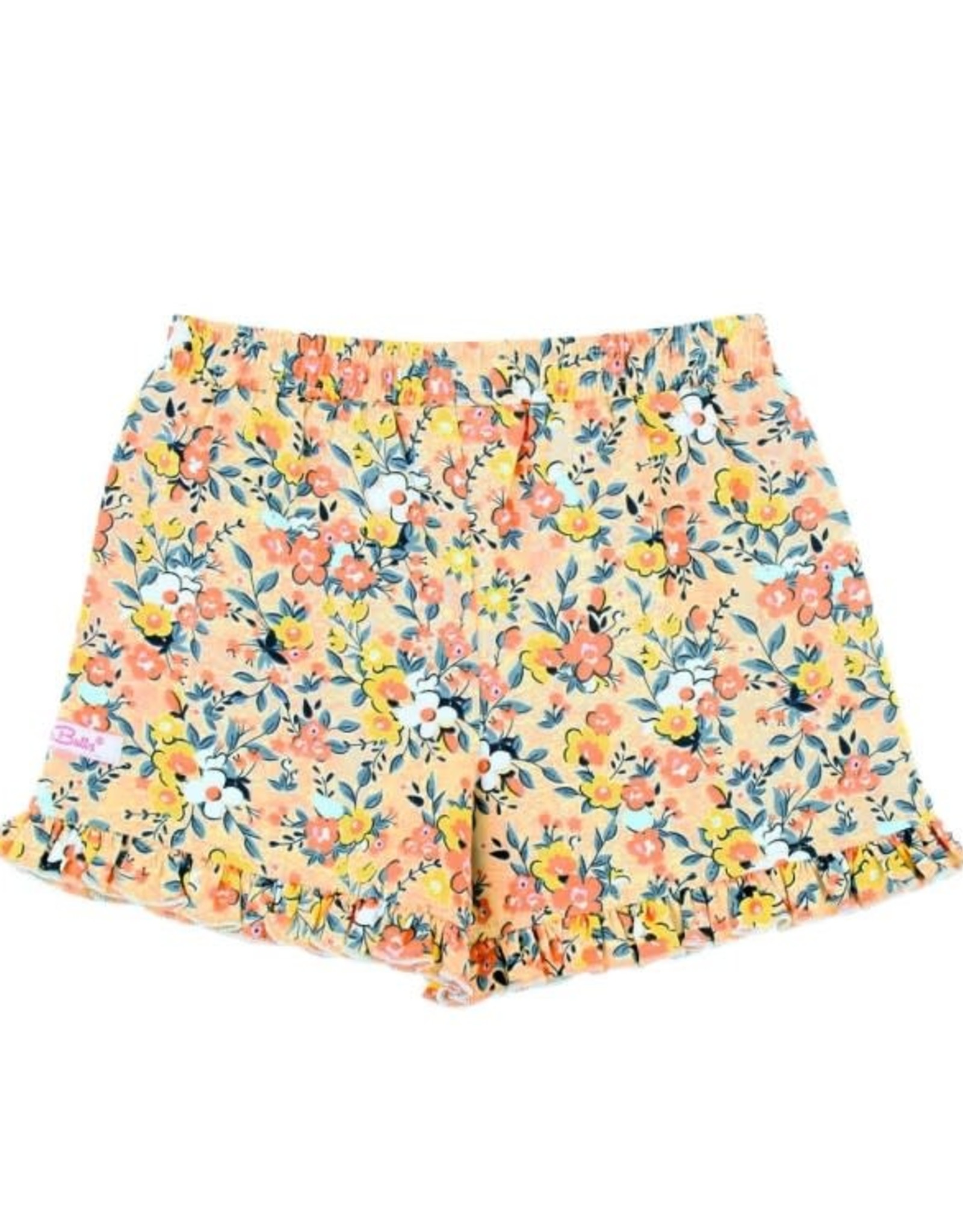 RuffleButts Summer Blooms Ruffle Shorts