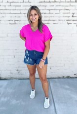 GeeGee Charlotte Shorts in Denim