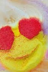 Feeling Smitten Fun + Fruity Rainbow Emoji Bath Bomb