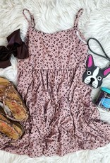 Molly Animal Print Dress in Pink