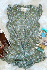 Hayden Brandy Romper in Floral Sage