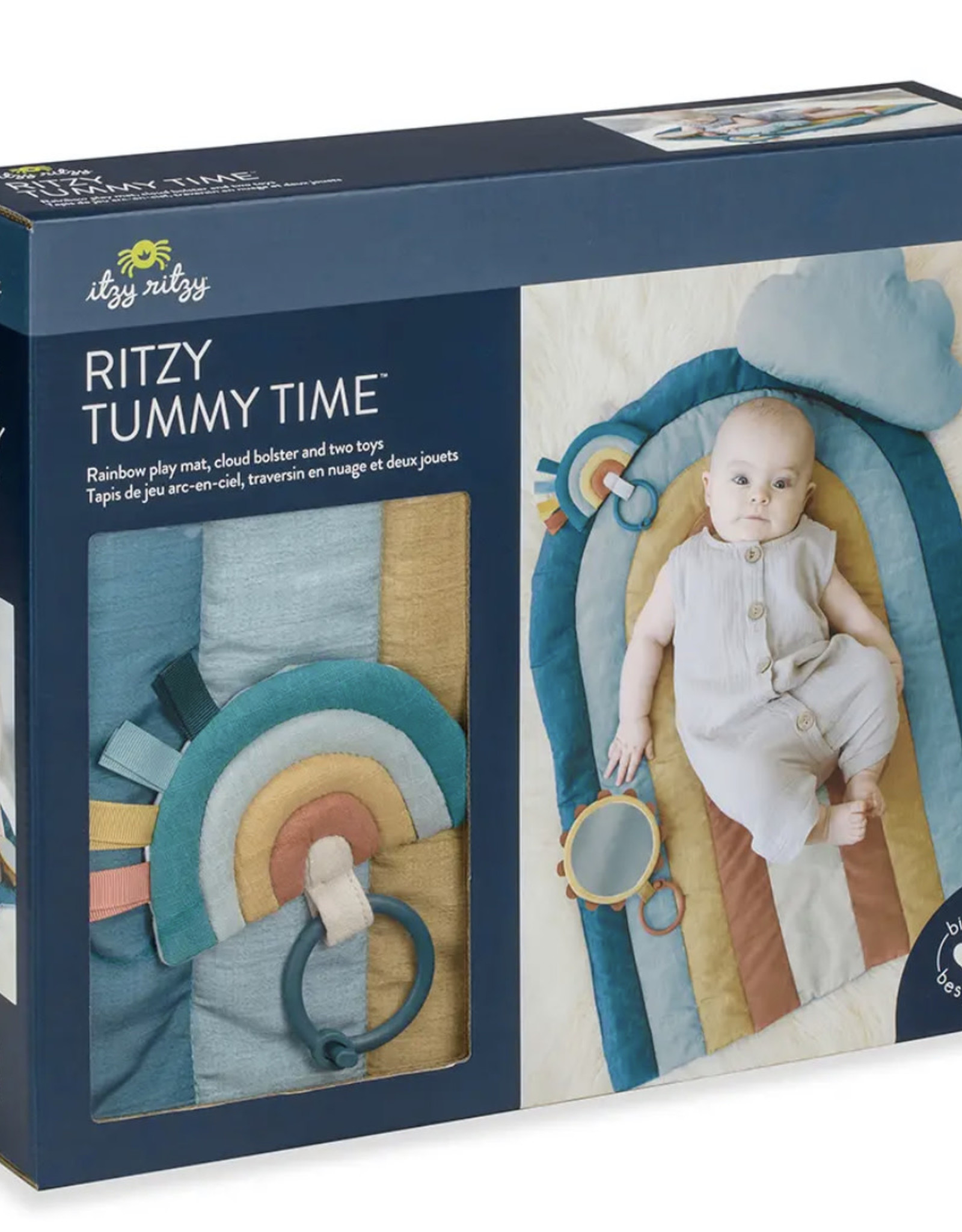 Itzy Ritzy Bitzy Bespoke Ritzy Tummy Time Rainbow Play Mat